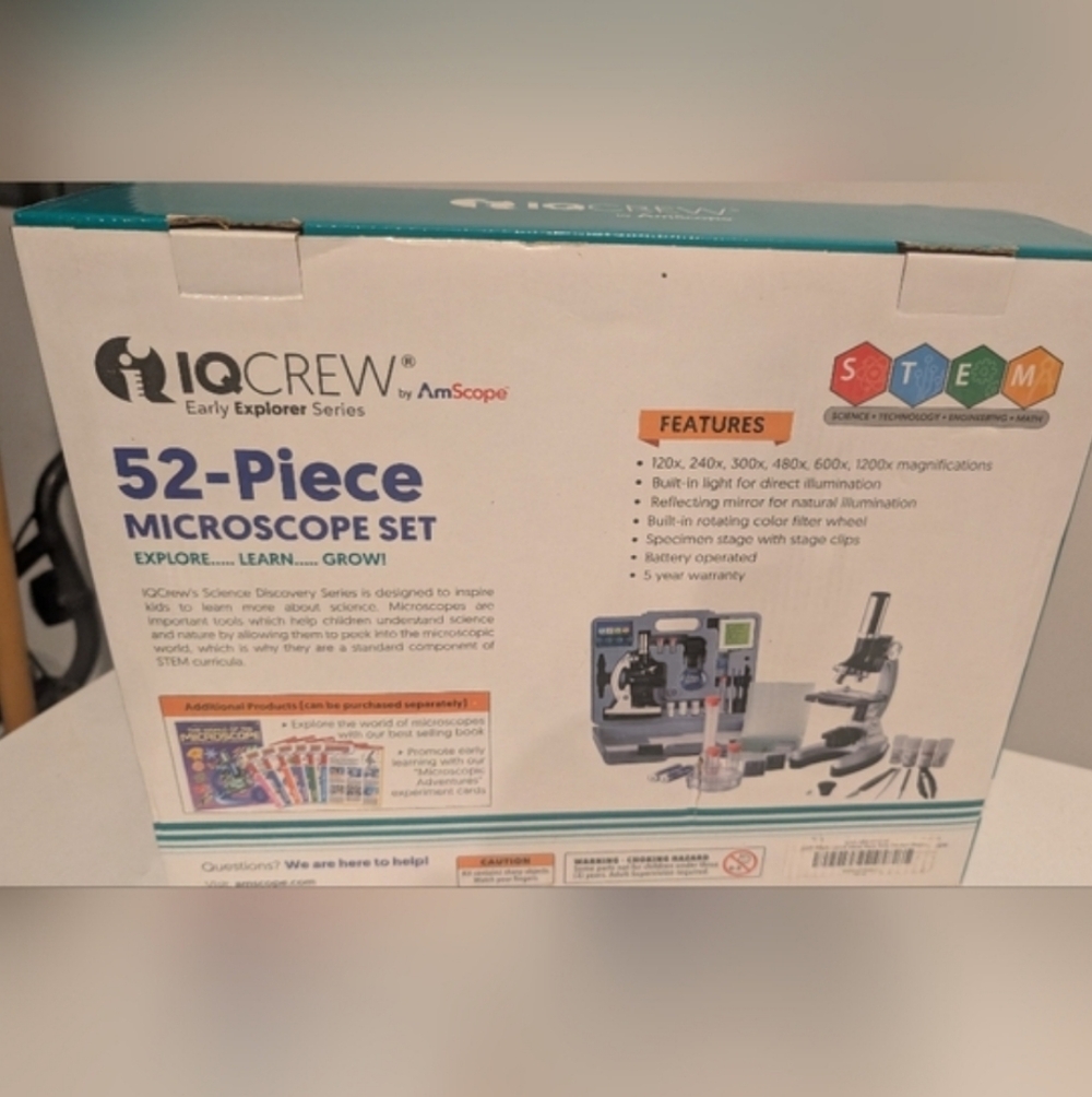 IQCREW 52-Piece Microscope Set - Picture 2 of 2